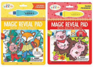 Bright Stripes Let's Craft Magic Reveal Pad - Ast3
