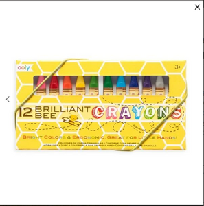 Ooly Brilliant Bee Crayons 12pk