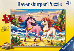 Ravensburger 35pc Puzzle 05159 Beach Unicorns
