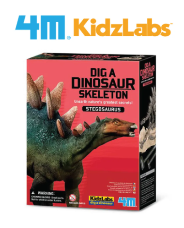 4m 3229 Kidzlabs Dig a Stegosaurus