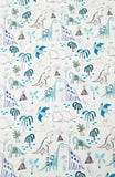 Loulou Lollipop Fitted Crib Sheet - Dinosaurs