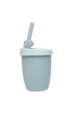 Loulou Lollipop Kids' Cup with Straw - Elephant