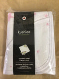 Kushies Hooded Towel & Wash Cloth Set Pink Stars