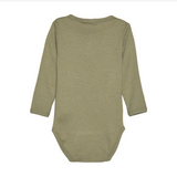 MinyMo Bodysuit LS Rib Aloe