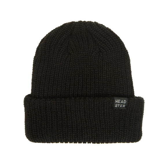 Headster Winter Hat Minimal Black