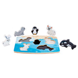 Hape E1620 Polar Animal Tactile Puzzle