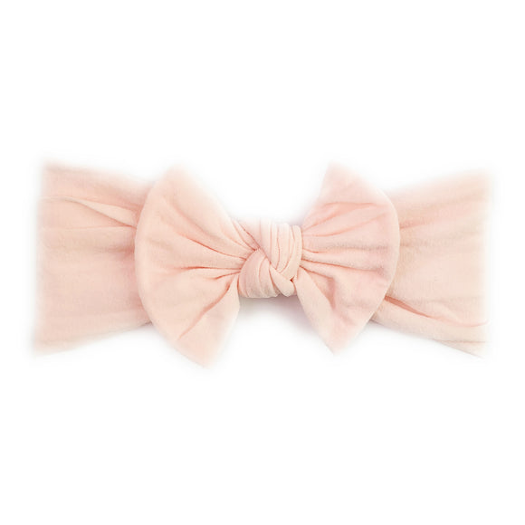 Baby Wisp Nylon Headband Bow Ballet Pink BW1193