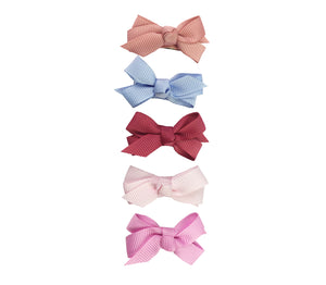 Baby Wisp Chelsea Boutique Bow 5pk Small Snap - Little Miss BW1520