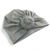 Baby Wisp FINAL SALE Turban Knot Hat Grey BW1601