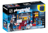 Playmobil 9176 NHL Hockey Locker Room Play Box