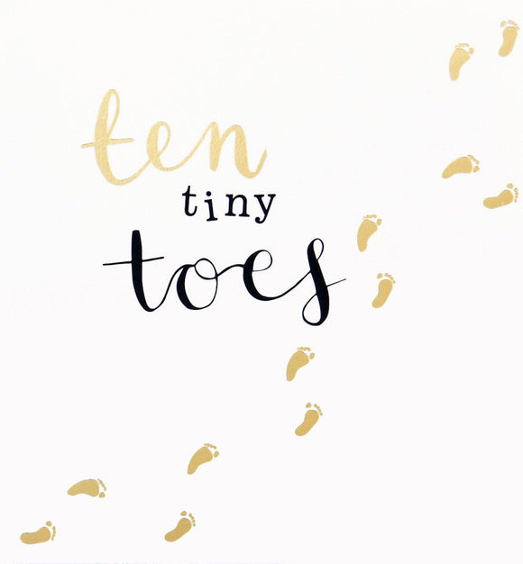 Baby Card Ten Tiny Toes