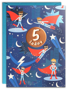Birthday Card Space Hero 5