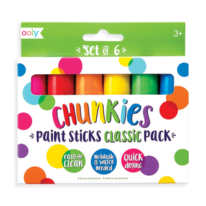 Ooly Chunkies Paint Sticks: Classic 6pk