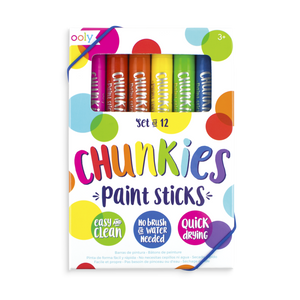 Ooly Chunkies Paint Sticks 12pk