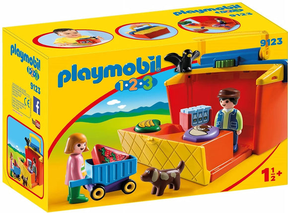 Playmobil 123, 9123 Take Along Market Stall