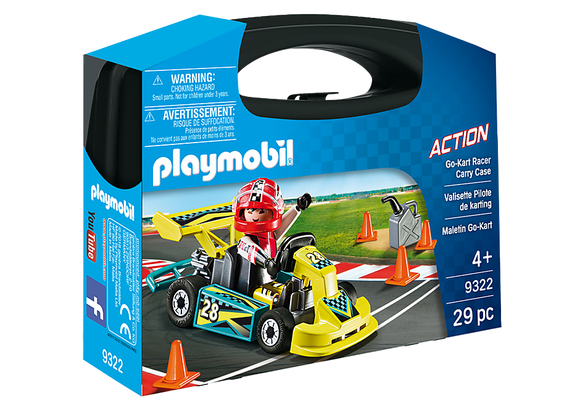 Playmobil 9322 Action Go-Kart Racer Carry Case