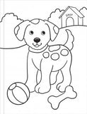 Toddler Time: My First Colouring Book- Animals