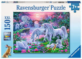 Ravensburger 150pc 10021 Puzzle Unicorns in the Sunset Glow