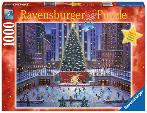 Ravensburger 1000pc Puzzle 19563 Rockefeller Center NYC Christmas