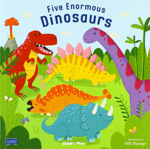 Five Enormous Dinosaurs Book