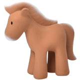 Tikiri Organic Natural Rubber Rattle, Teether & Bath Toy Horse