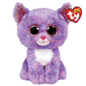 TY CASSIDY the Lavender Cat 6"