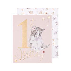 Birthday Card Cat "A Purrfect Day" 1
