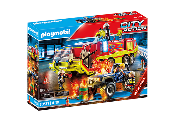 Playmobil 70557 City Action Fire Engine with Truck