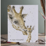 Baby Card Giraffe