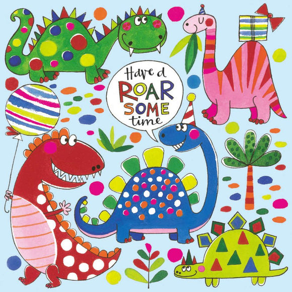 Birthday Card JIGSAW Dinosaurs