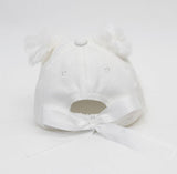 Calikids FINAL SALE PomPom Hat S2127 White